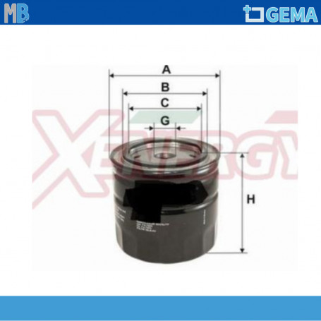 FILTRO OLIO XENERGY