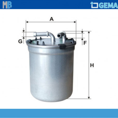 FILTRO GASOLIO SEVEN PARTS