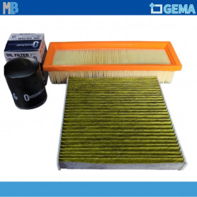 KIT FILTRI FIAT PANDA 312 FIAT 500 DAL 2012 12 BENZINA E GPL SELEZIONE GEMA