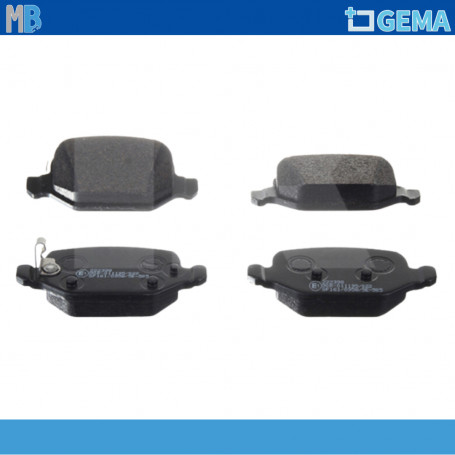 PASTIGLIE FRENO POSTERIORI FIAT 500L FRENESA