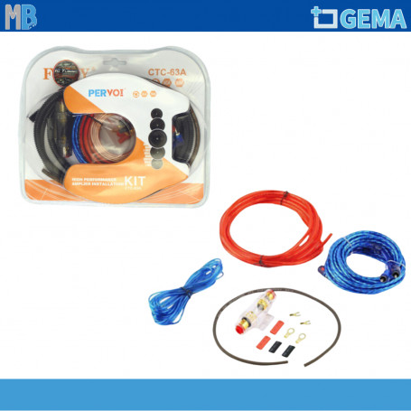 KIT INSTALLAZIONE PER AMPLIFICATORE AUTORADIO PER VETTURE PER VOI