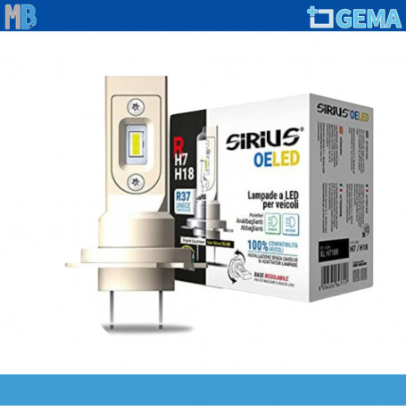 KIT LAMPADE A LED H7 H18 6000K REGOLABILI BLACK LIGHT