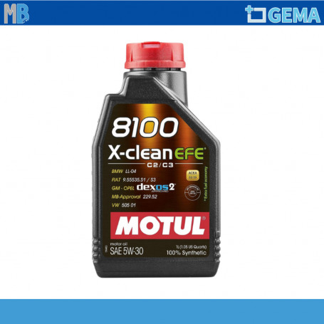 MOTUL 8100 X CLEAN EFE 5W30 1LT
