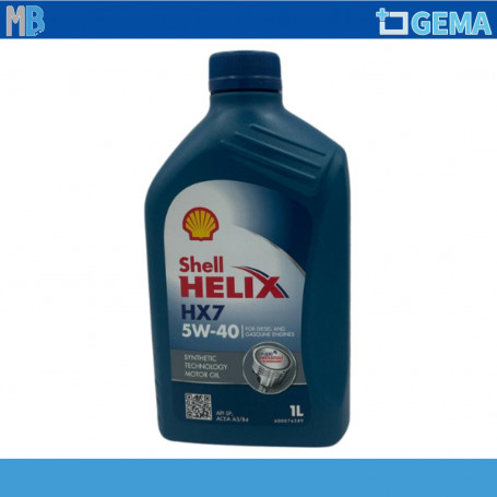 SHELL HELIX HX7 5W40 1LT