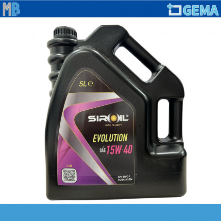 SIROIL EVOLUTION 15W40 5LT