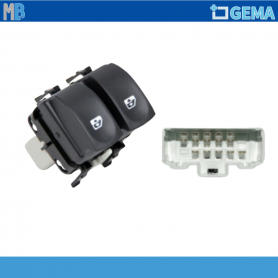INTERRUTTORE ALZAVETRO RENAULT CLIO II (BB,CB)/CLIO III (BR0/1)/LAGUNA III (BT0/1)/MEGANE II/SCENIC II/THALIA/TRAFFIC III VOLTWA