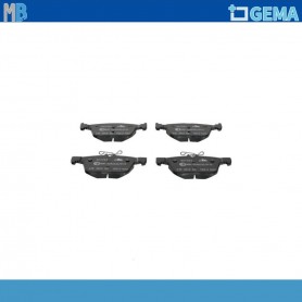 PATTINI FRENO POSTERIORI AUDI A3 GOLF V PEUGEOT 307 BEYOND