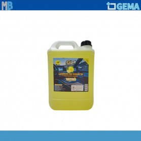 VETRO LIQUIDO LAVAVETRO PRONTO ALLUSO 5 LITRI ANTICONGELANTE -10 GRADI PROFUMATO AL LIMONE GP DESIGN