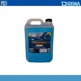 VETRO LIQUIDO LAVAVETRO PRONTO ALLUSO 5 LITRI ANTICONGELANTE -10 GRADI PROFUMATO GP DESIGN